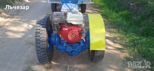 Мотоблок Болгар 9 кс 4 скорости и нови гуми , снимка 5 - Селскостопанска техника - 54127504