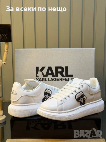 Karl Lagerfeld Дамски Маратонки👟Дамски Спортни Обувки Карл Лагерфелд - Различни Цветове Код A1561, снимка 5 - Маратонки - 55159324