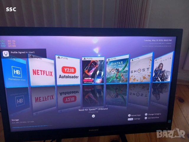 PS5 хакнат 8.00 eta hen 2.5B, снимка 6 - PlayStation конзоли - 54623212