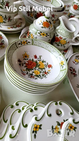 Огромен сервиз за хранене и кафе Villeroy & Boch Summer Day , снимка 11 - Сервизи - 55406618
