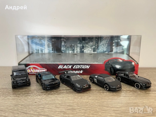 Majorette Gift Pack Black Edition , снимка 2 - Коли, камиони, мотори, писти - 54820662
