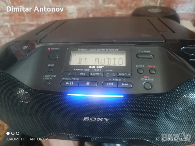Сони ZS-RD70BTB, снимка 4 - Аудиосистеми - 55679830