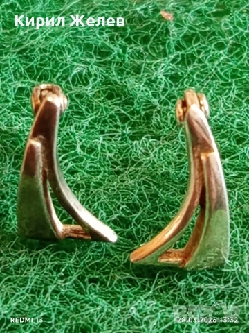 Нежни финни сребърни обеци майсторска ръчна изработка 54178, снимка 2 - Обеци - 54005800