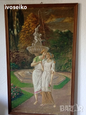 Стара картина, снимка 6 - Картини - 54870798