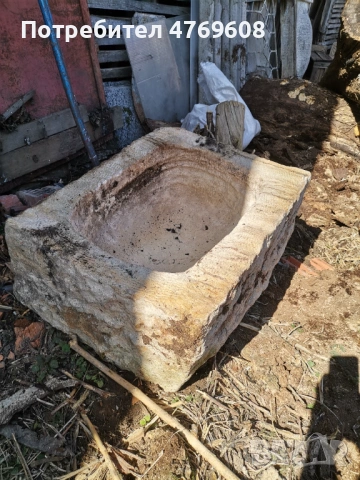 Каменно корито, снимка 3 - Градински мебели, декорация  - 54422605
