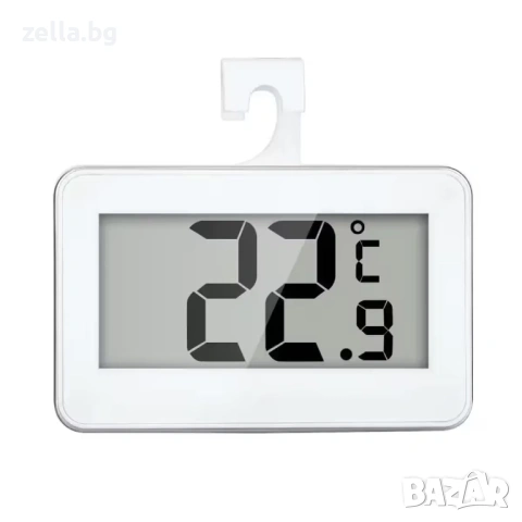 Дигитален термометър за хладилник и фризер – голям LCD дисплей, -20°C/+60°C, IPX3, магнит 10134, снимка 6 - Резервни части за телефони - 54658765