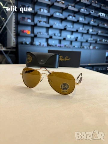 очила с черен обикновен калъф с ув защита ray ban 