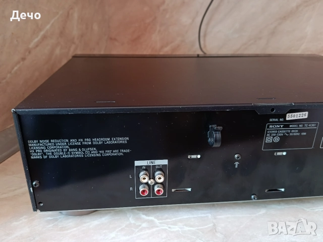 Касетен дек Sony tc k361, снимка 12 - Декове - 55185751
