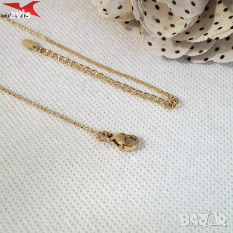 Синджир с 14К златно покритие 254595, снимка 3 - Колиета, медальони, синджири - 53983170