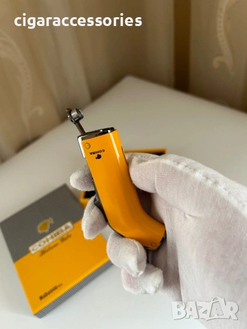 Подаръчен комплект Cohiba – запалка и резачка за пури, снимка 6 - Запалки - 54787982