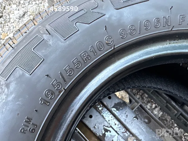 2бр.Гуми ЦЕДКИ SECURITY 195/55/10C за ПЛАТФОРМИ/РЕМАРКЕТА/КАРАВАНИ, снимка 7 - Гуми и джанти - 55597857