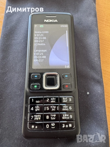 Колекционерски Nokia 6300 black, гръцко меню и клавиатура!, снимка 2 - Nokia - 55307576