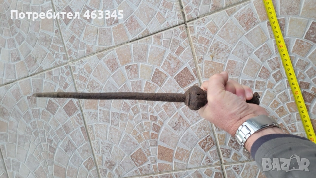 Нож, кама, кинжал, старинен персийски кончар, снимка 7 - Антикварни и старинни предмети - 54369547