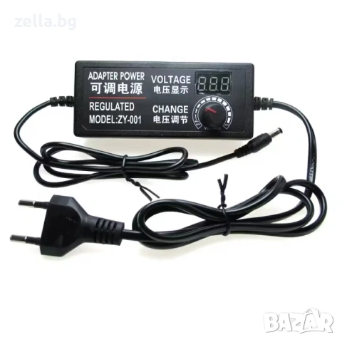 Регулируемо захранване 3V-24V 3A 72W с LCD дисплей | LED ленти, DC мотори, DIY проекти 10175, снимка 7 - Части и Платки - 54659892