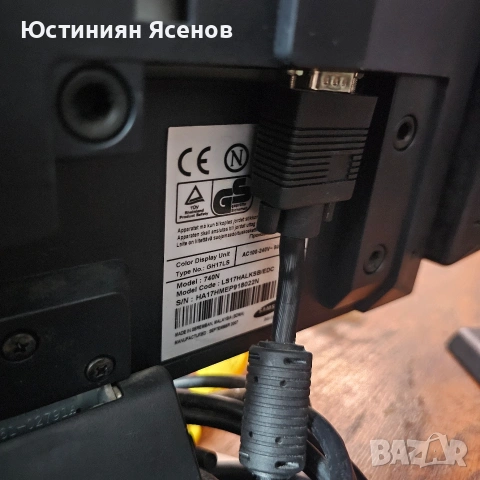 3 работещи монитора Acer, Dell и Samsung - DVI/VGA, снимка 6 - Монитори - 48696556