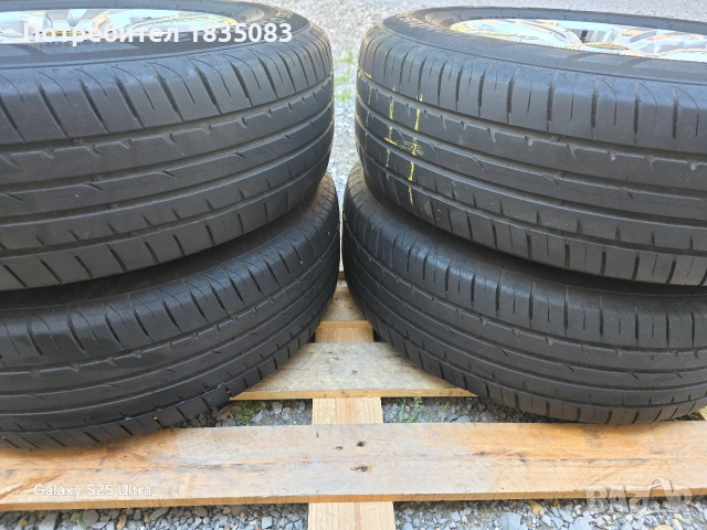 Лети джанти 16ки 5х114.3 Kia + летни гуми 215/70/16 Hankook, снимка 12 - Гуми и джанти - 54822038