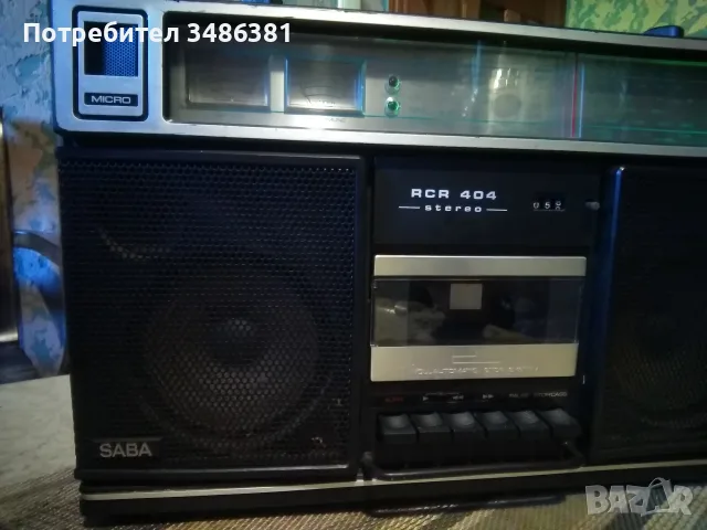 SABA RCR 404 КЛАСИКА , снимка 3 - Радиокасетофони, транзистори - 55493772