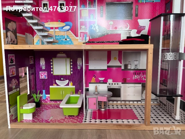 Къща и кола за Барби кукли, снимка 6 - Кукли - 54180325