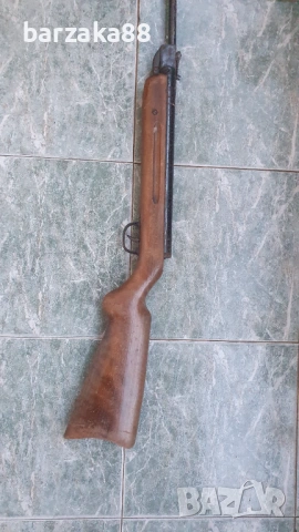 Стара немска въздушна пушка BURGO 4.5 mm, снимка 3 - Колекции - 54433455