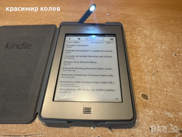 четец "Amazon Kindle Touch (4-то поколение)"