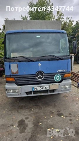 Мерцедес Атего 1217 Бордови , снимка 2 - Камиони - 54074862