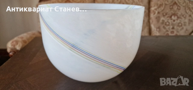 🌈✨ ДИЗАЙНЕРСКА СТЪКЛЕНА КУПА „RAINBOW“ – KOSTA BODA, SWEDEN ✨🌈, снимка 4 - Декорация за дома - 54932482