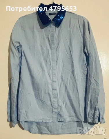 Много красива и ефектна риза, марка Motivi, размер XS, снимка 4 - Ризи - 54235834