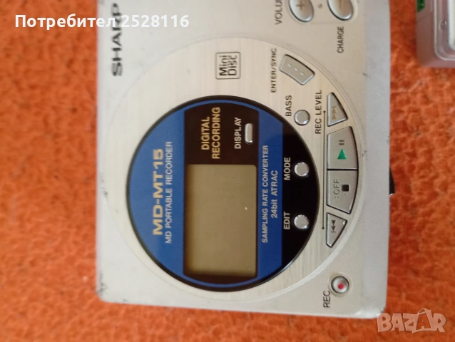 2xSharp mini disc & Panasonic minidisc, снимка 3 - Други - 54379761