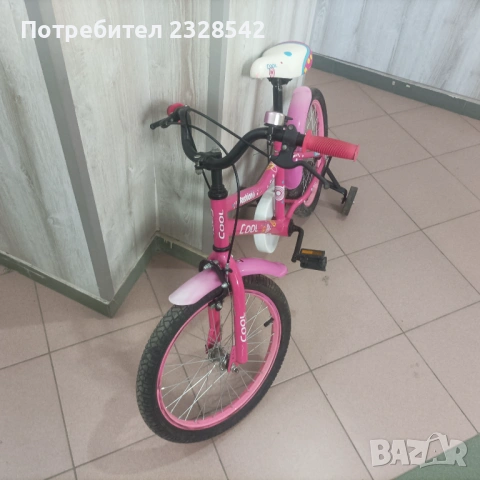 Продавам детски велосипед с помощни колелца., снимка 2 - Велосипеди - 54650441
