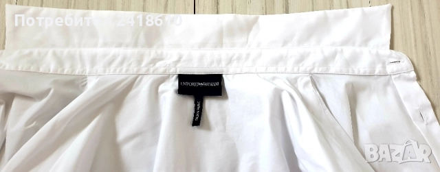 Emporio Armani Slim Fit Cotton Mens Size  XL НОВО! ОРИГИНАЛ! Мъжка Риза!, снимка 2 - Ризи - 54883769