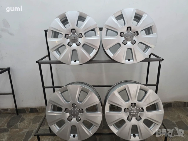 4бр 16ски джанти за AUDI 5х112мм A161421 , снимка 5 - Гуми и джанти - 54735166
