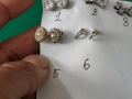 Сребърни обеци 925 10 чифта, снимка 4