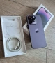 iPhone 14 Pro 256gb, батерия 100%, комплект+6 кейса/бартер, снимка 1