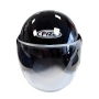 Каска за мотор с прозрачен визьор - Черен гланц, снимка 2