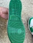 Nike Air Jordan 1 Low в цвят "Pine Green" (зелено/бяло/черно)., снимка 8