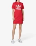 Adidas Tee Dress Pink Дамска Рокля – Розова – 100% Памук – Trefoil Лого – Размер 2XS / S, снимка 1