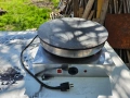 Котлон за Планински на Ток 3kw. монофазен ф40см. стоманена плоча гладка , снимка 1