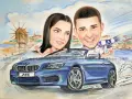 Рисувам ръчно КАРИКАТУРИ,ШАРЖ от снимка по ваш избор, професионално., снимка 2