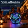 RGBW Infinity Mirror LED лампа с дистанционно и APP контрол (умно осветление), снимка 6