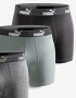 Оригинал! PUMA 3-Packs Boxer Shorts Green/Black мъжки боксерки пакет 3 броя, снимка 2
