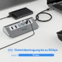 USB C Hub Многопортов адаптер, Mosirui 9-в-1 USB-C докинг станция с 4K HDMI, 5Gbps Type C 3.0, снимка 3