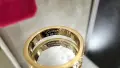 CARTIER Love Band Gold Paved Diamonds Унисекс Пръстен, снимка 9