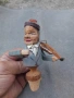 Anri Ръчно изработен стопер за бутилка Hand carved движи ръката и главата, снимка 2