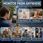 WiFi дигитален часовник със скрита камера 1080P – Tuya Smart, снимка 7