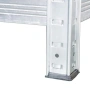 Професионален метален стелаж HÖGLER 222x110x50 см – 6 Рафта, до 1050 кг, регулируема височина, снимка 10