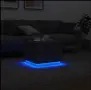 Маси за кафе 2.бр с LED осветление, сив сонома, 50x50x40 см чисто нови от Германия , снимка 2