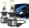 PPYYEMU LED Крушки за Фарове – 22000 lm, 6500K, CANBUS, Комплект 2 бр., снимка 1