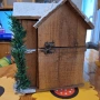 Декоративна дървена къща-ръчна изработка, снимка 6