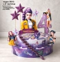 Kартонена торта на тема "K-POP", снимка 2