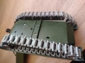 Стара метална играчка танк M-40 Walker Bulldog с дистанционно управление, Япония, снимка 4